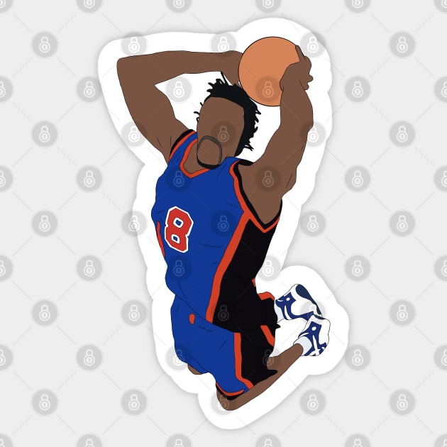 Latrell Sprewell Dunk Sticker by rattraptees